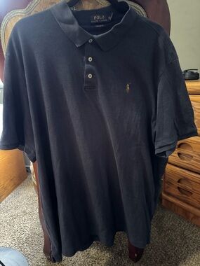 Ralph Lauren Navy Short-Sleeve Polo with Embroidered Pony